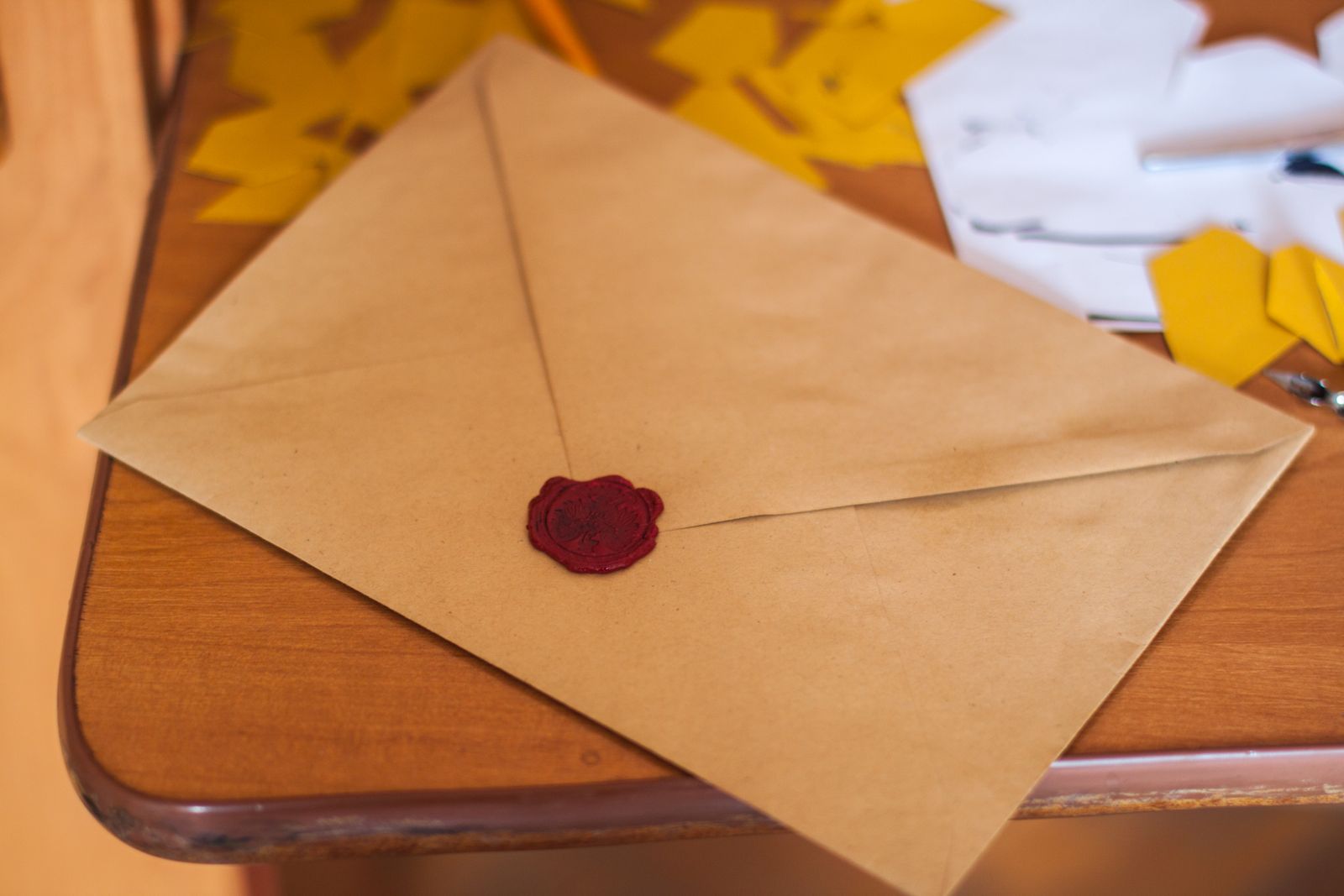 Letters ready for the post